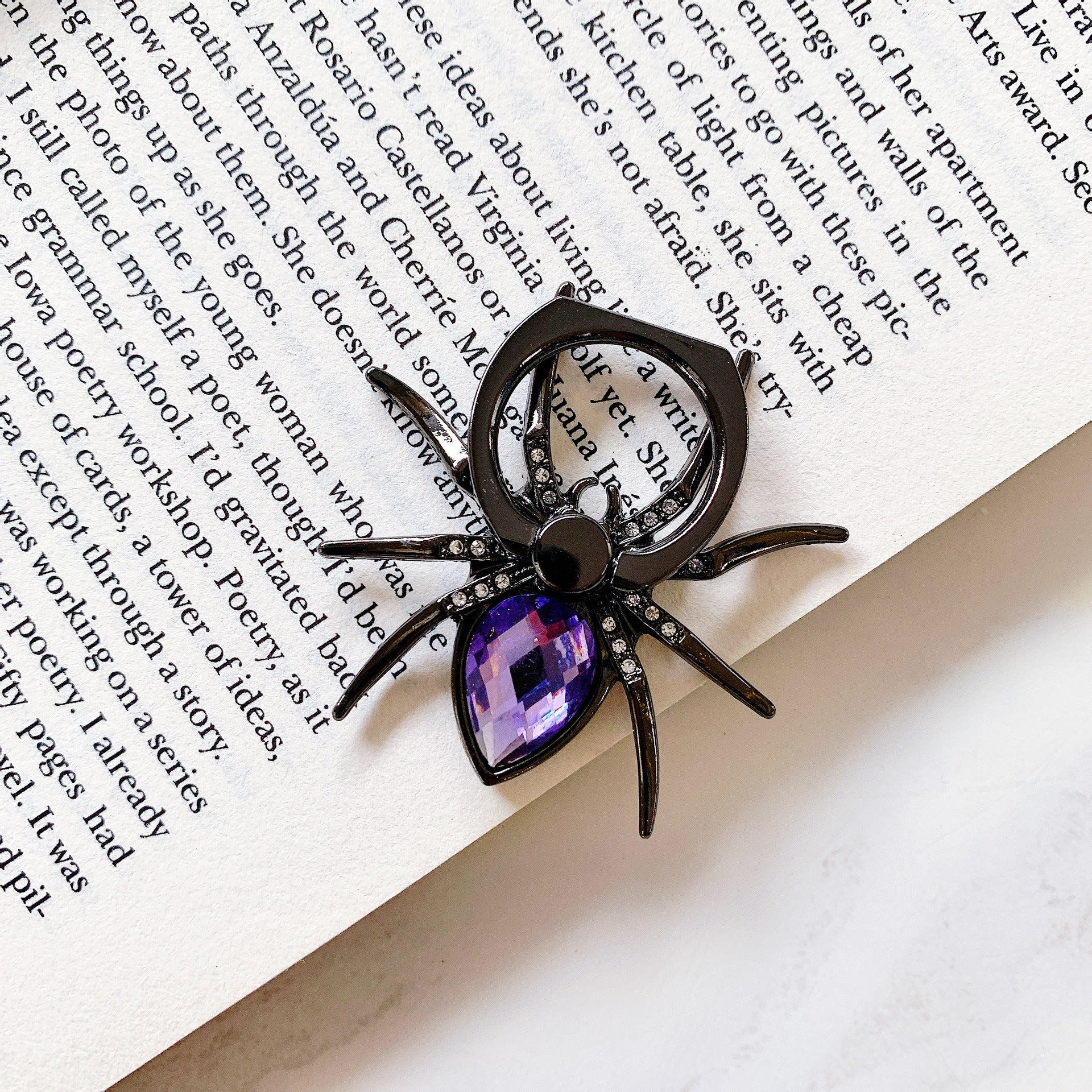 Soportes de teléfonos móviles de la araña de electroplatación de escritorio de escritorio al por mayor